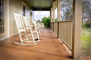 Outdoor wicker table and chairs